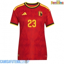 Camisa de time de futebol Bélgica Michy Batshuayi #23 Replicas 1º Equipamento Feminina Mundo 2026 Manga Curta